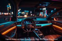 Upgrade Kendaraan dengan Lampu Interior Mobil, Bisa Pasang di Dashboard Lampu Interior Mobil